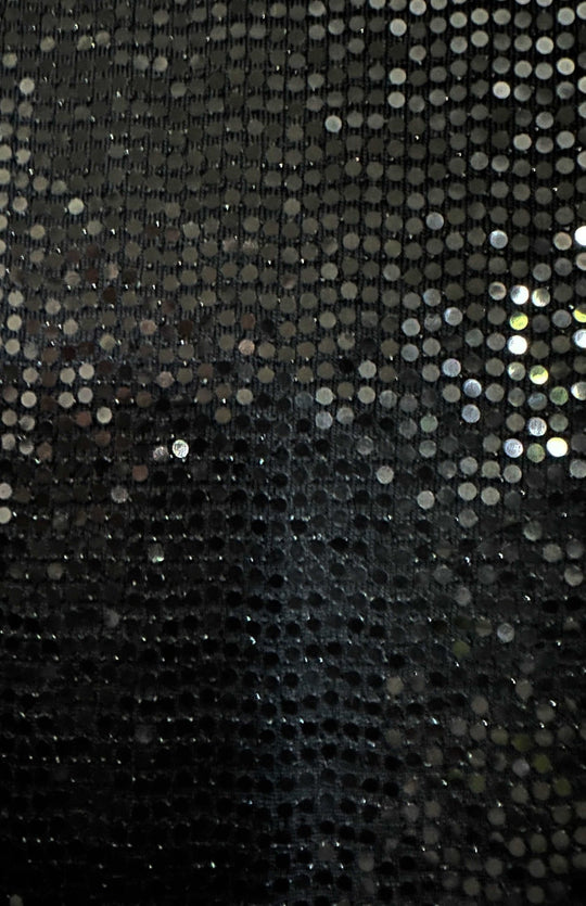 Black sequin Fabric Sample