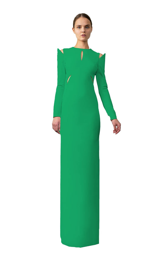Askia | Sculptural Elegance: Fitted Tailored Gown