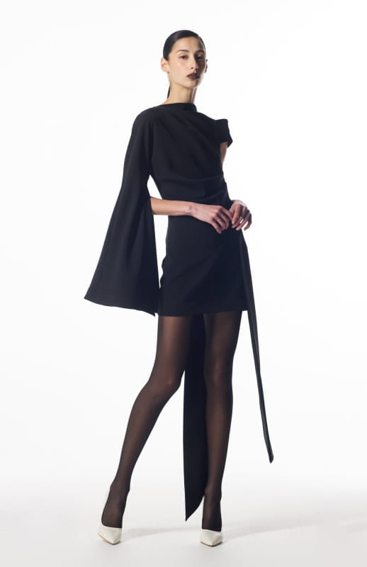 Alabriel | Asymmetrical Mini Dress - michail - Dresses