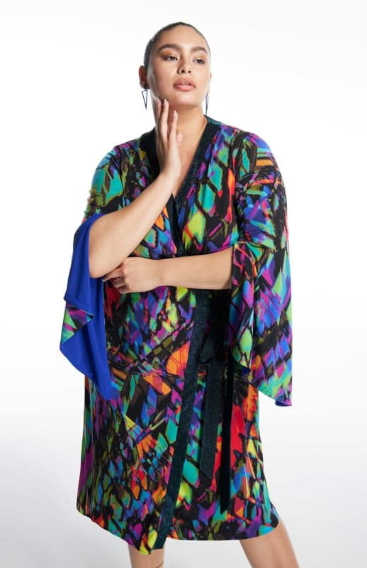 Amaryllis Papillon | Printed Wrap Dress - michail - Dresses