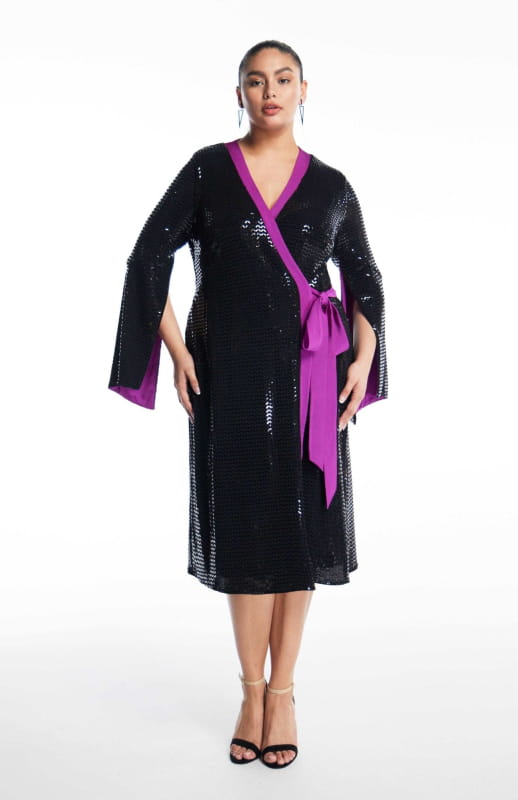 Amaryllis | Wrap Cocktail Dress - Dresses