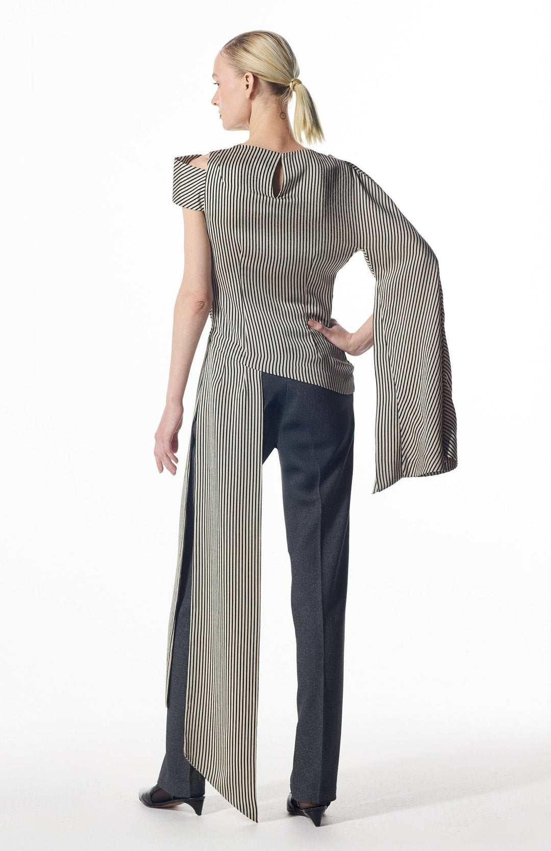 asymmetrical designer top