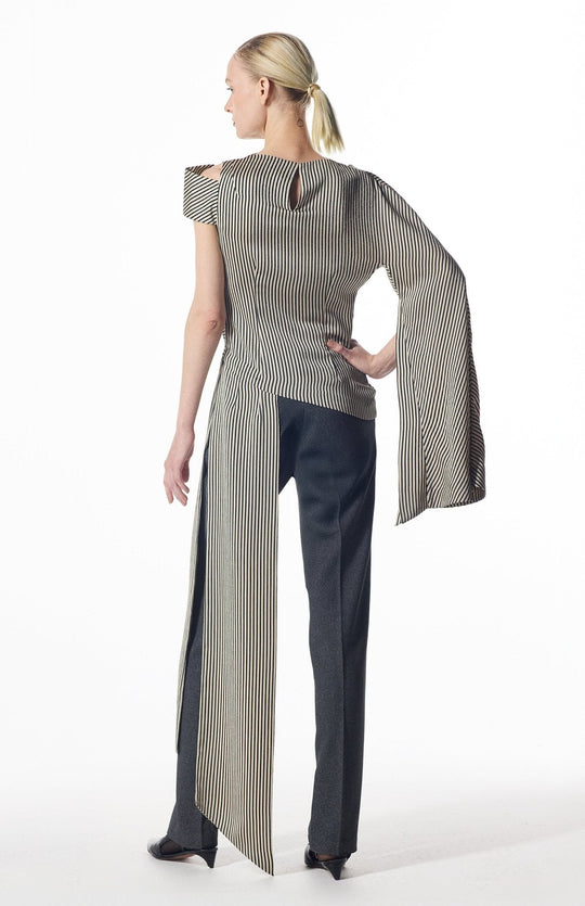 asymmetrical designer top