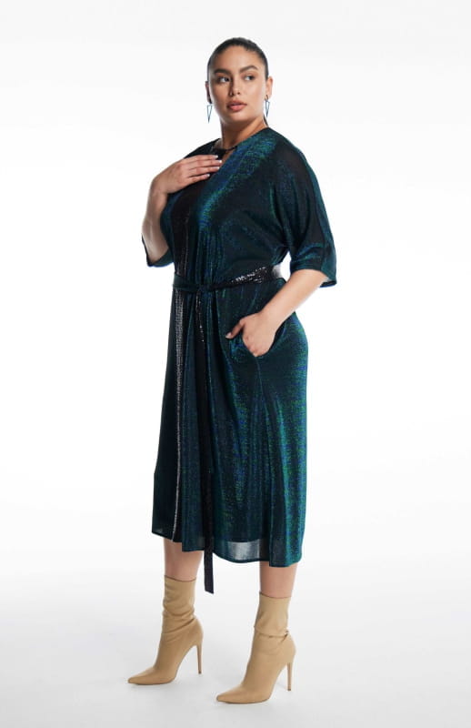 Aretousa | Metallic Cocktail Dress - michail - Dresses