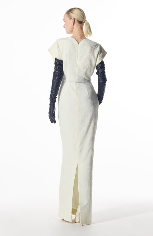 elegant ivory gown