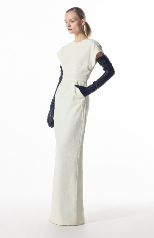 Elegant Ivory long dress