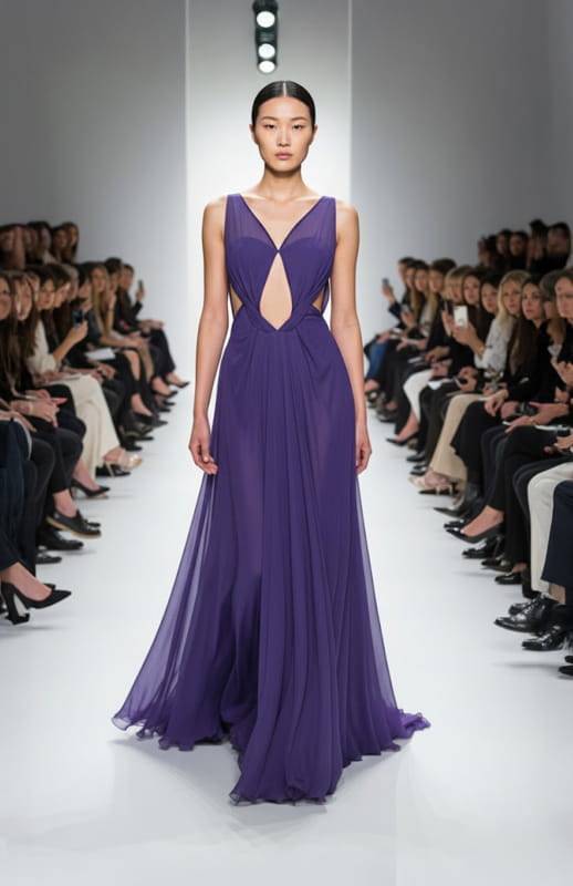 Chryssalis | Long Silk Dress - michail - Dresses