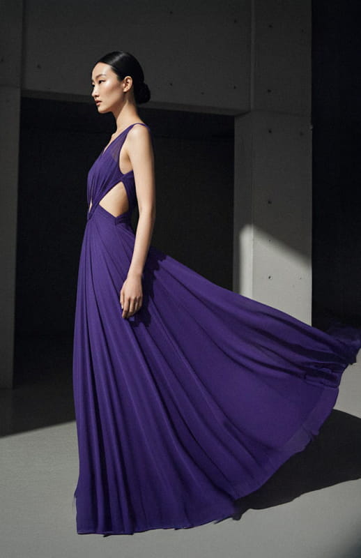 Chryssalis | Long Silk Dress - michail - Dresses