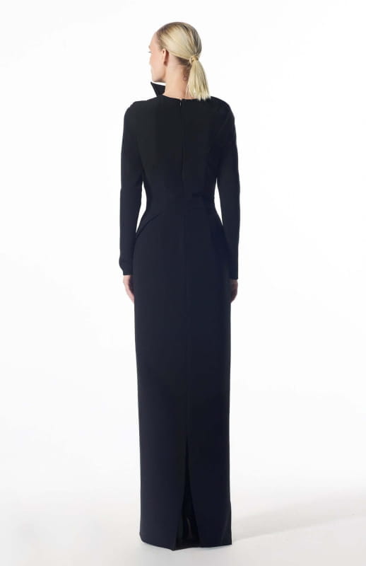 Damaris | Long Black Evening Dress | Designer Gown | MICHAIL michail Damaris | Long Black Evening Dress | Designer Gown | MICHAIL michail