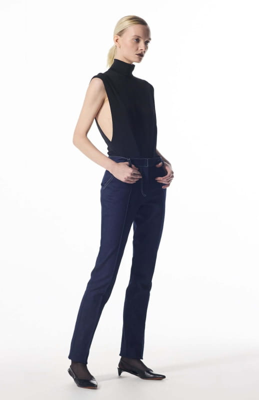 turtleneck designer bodysuit