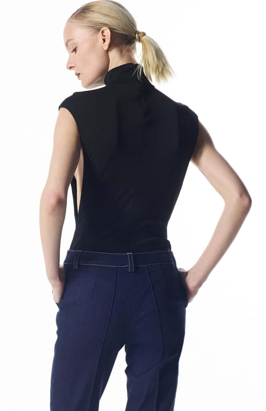 dressy black bodysuit