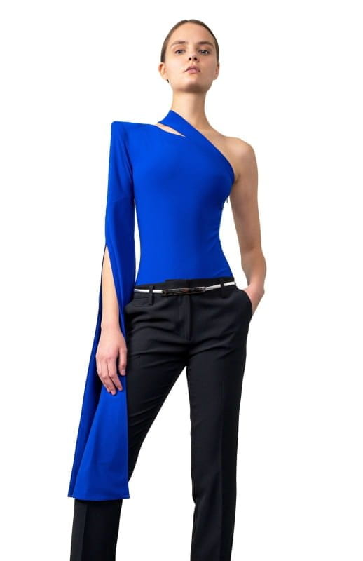 Eftalia | Sculptural Knit Bodysuit - michail - Bodysuit