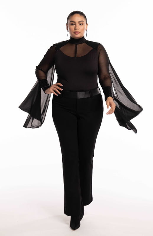 Eretria | Draped Bodysuit - michail - Tops