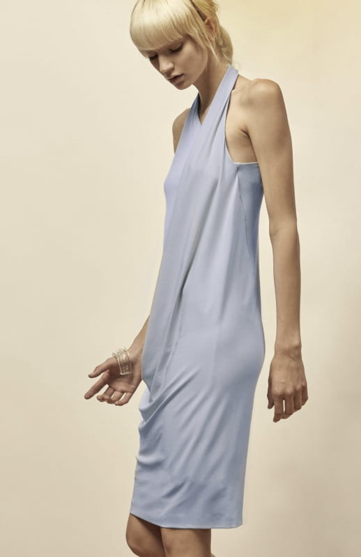 draped jersey dress