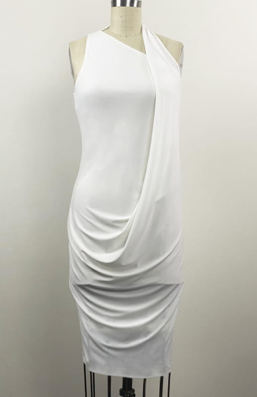 Ergina | Draped Jersey Dress - michail - Dresses