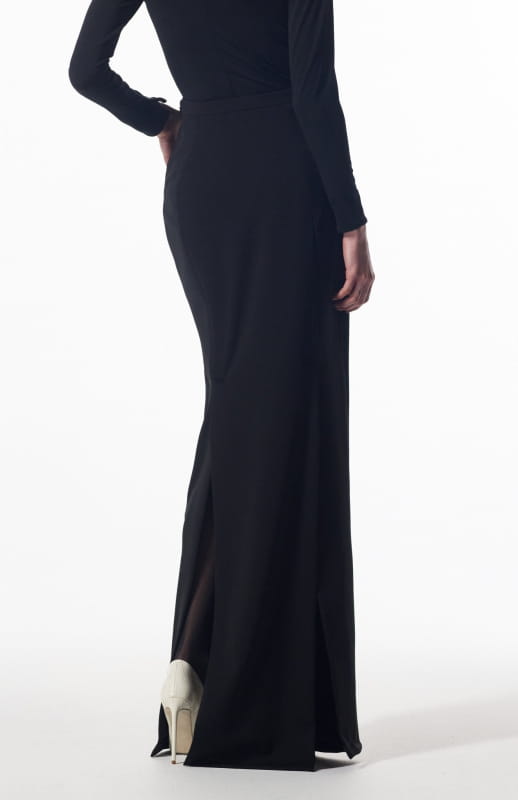 long black pencil skirt