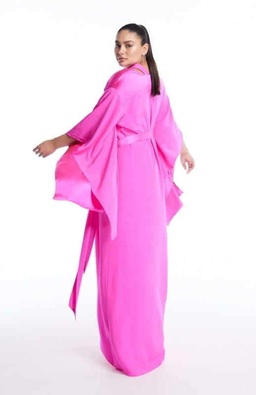 Hatshepsut | Kimono - Inspired Silk Gown - michail - Dresses
