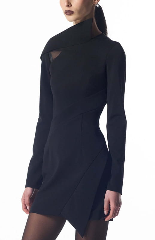 Hekate | Sculptural Cocktail Dress - michail - Dresses