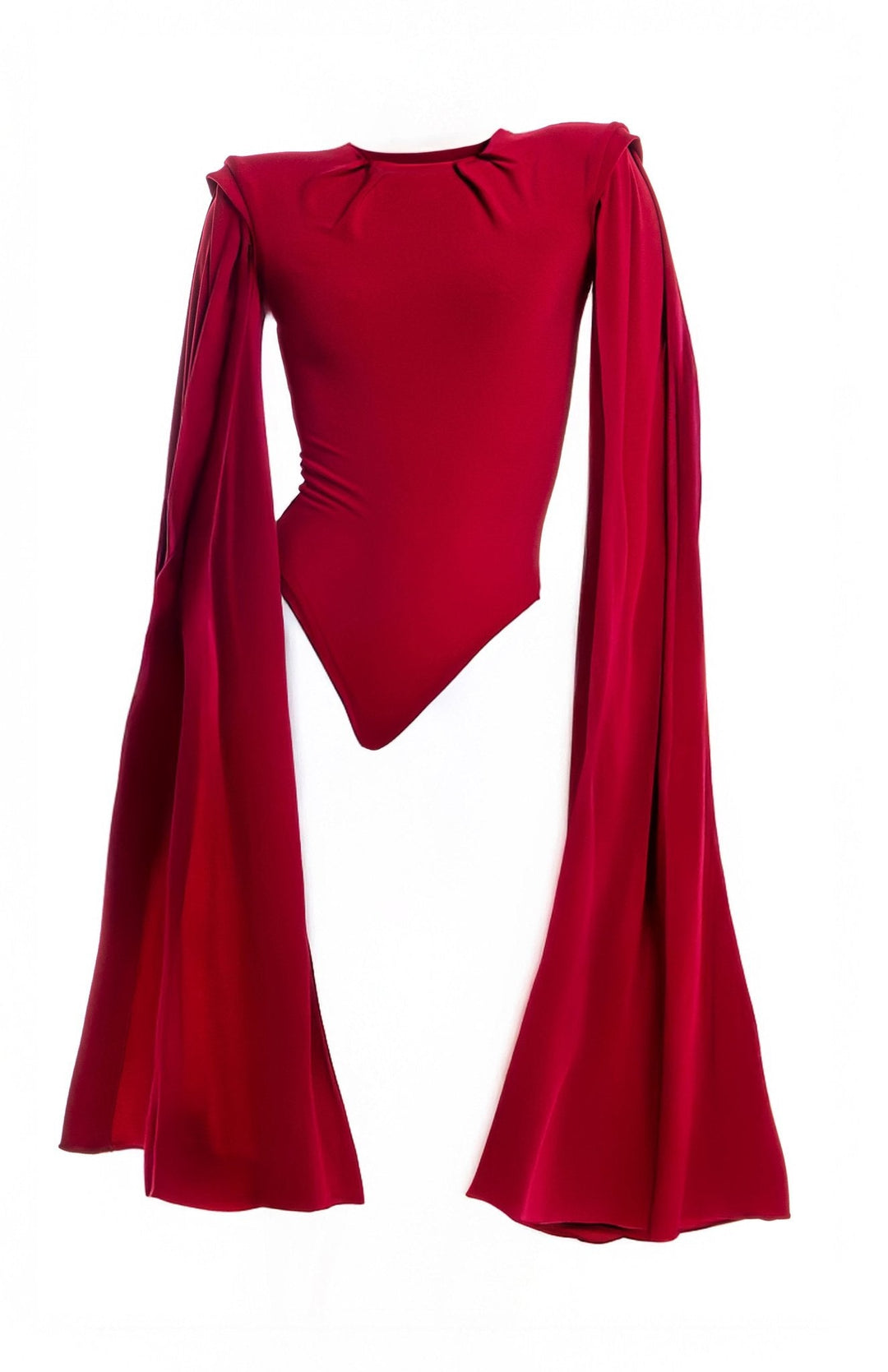 Cape sleeve bodysuit