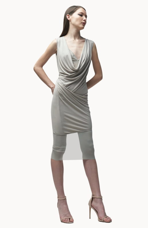 Iremia | Ethereal Beauty: Draped Jersey Dress - michail - Dresses