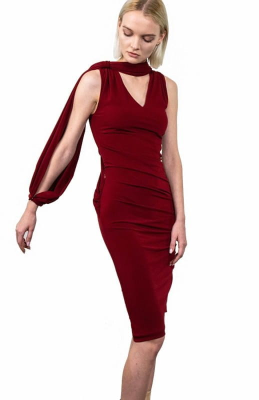 Karyatis | Draped Jersey Dress - michail - Dresses