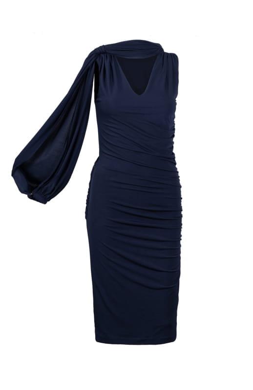 Karyatis | Draped Jersey Dress - michail - Dresses