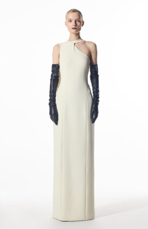 Kythera | Long Draped Dress - michail - Dresses