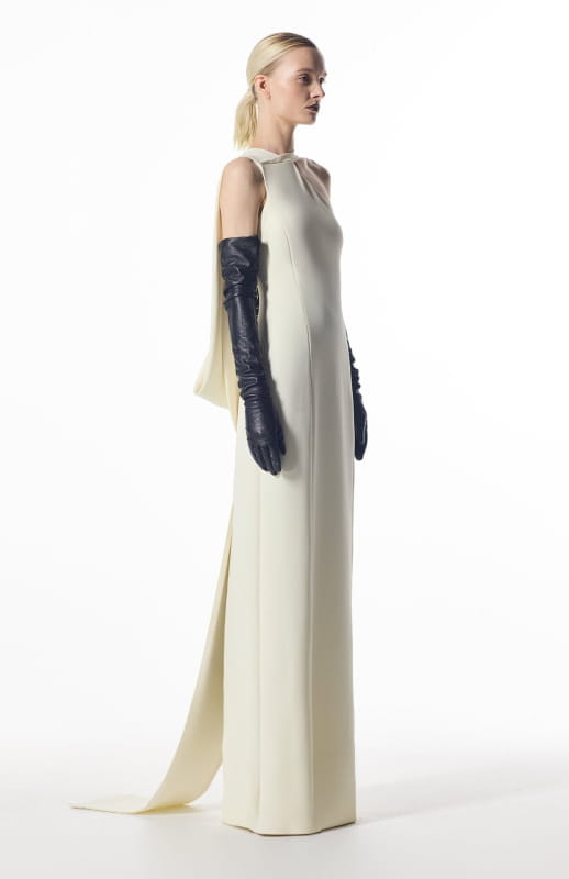 Kythera | Long Draped Dress - michail - Dresses