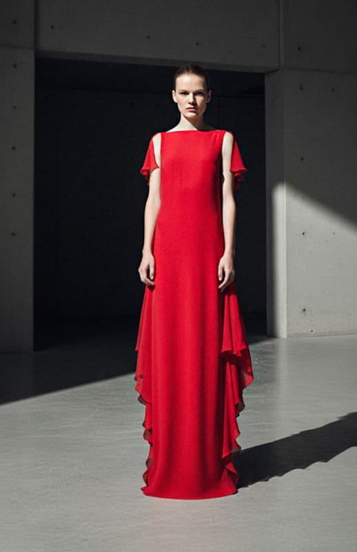Leto | Sleek Simplicity: Long Silk Dress - michail - Dresses