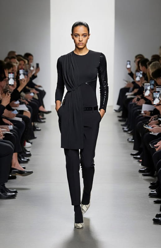 Lissandra | Draped Knit Top - michail - Tops