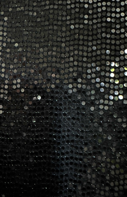 black sequin