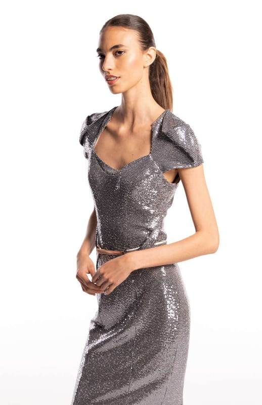 Tempest Glam | Cocktail Sequin Dress - michail - Dresses