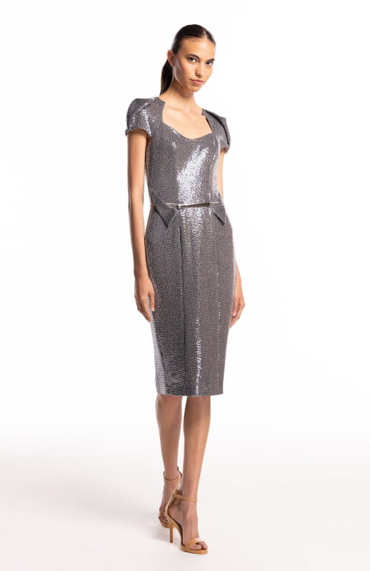 Tempest Glam | Cocktail Sequin Dress - michail - Dresses