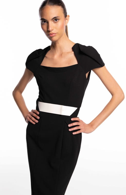 Tempest | Perfect Contours: Midi Cocktail Dress - michail - Dresses