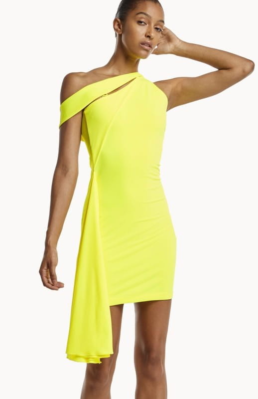 Nephele | Draped Mini Dress - michail - Dresses