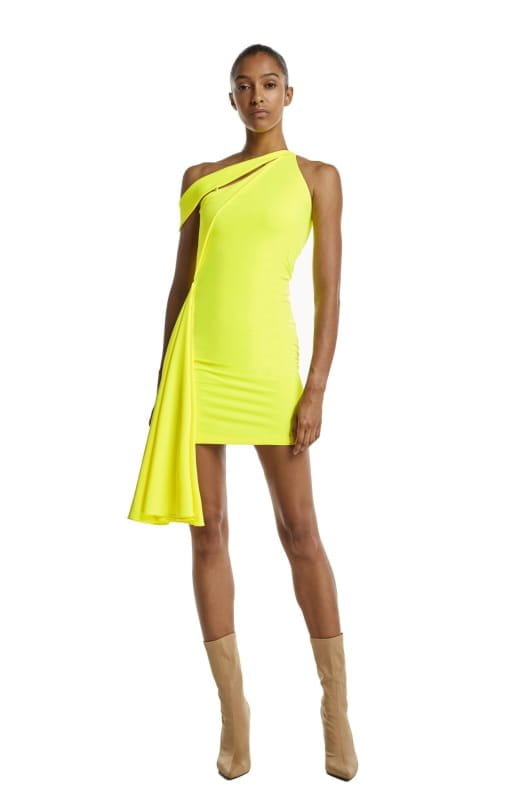 Nephele | Draped Mini Dress - michail - Dresses