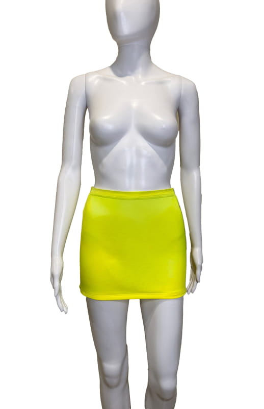 yellow underskirt