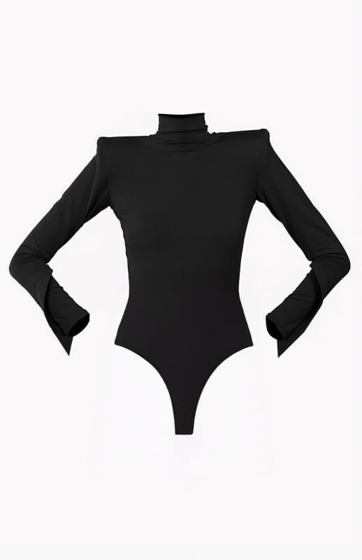Neraida | Sculptural Sleeve Bodysuit - michail - Bodysuit