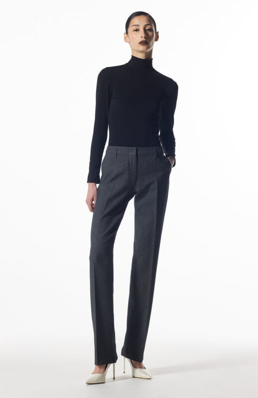 designer dress pants Manfinity Bizformal Men's Designer Dress Pants, Fashion Casual Formal Black Suit Pants, Elegant Draping Effect