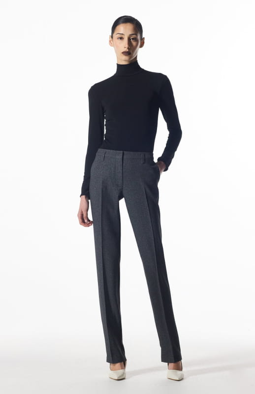 slim leg dress pants