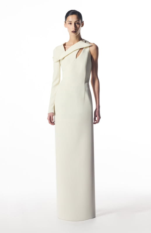 elegant ivory gown
