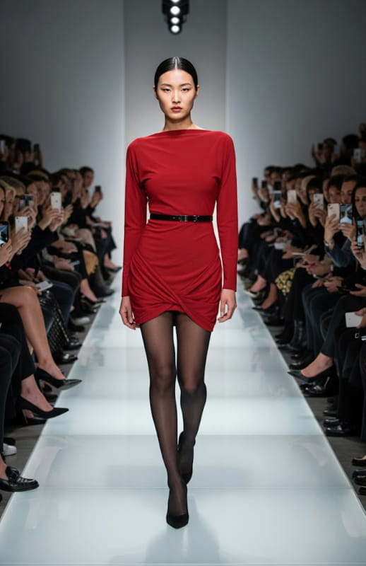 Oneero | Flirty And Chic: Draped Jersey Dress - michail - Dresses