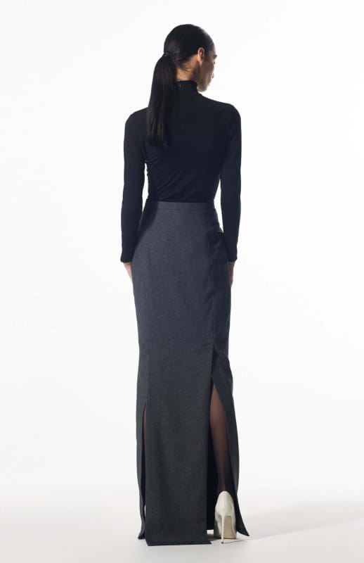 maxi pencil skirt