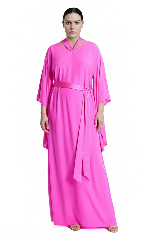 Hatshepsut | Kimono Sleeve Silk Dress