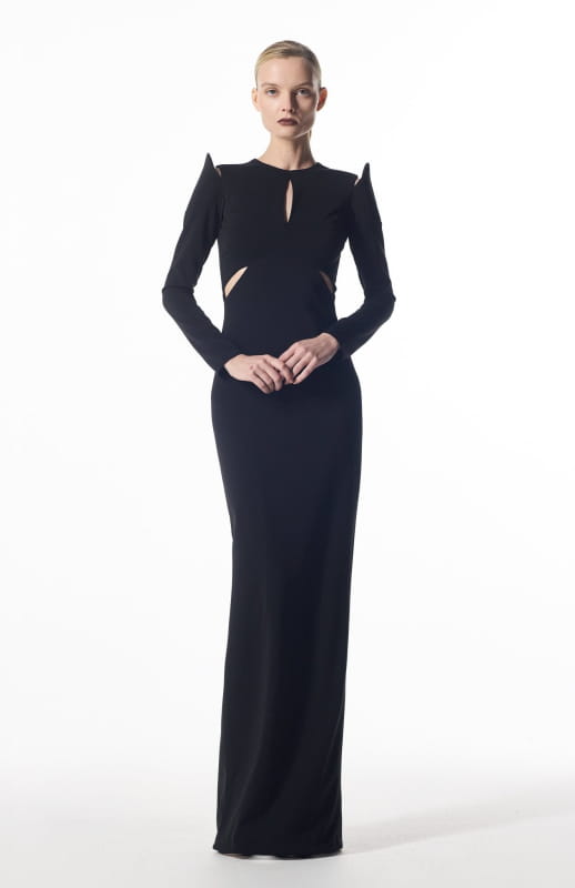 elegant evening dress with sleeves video