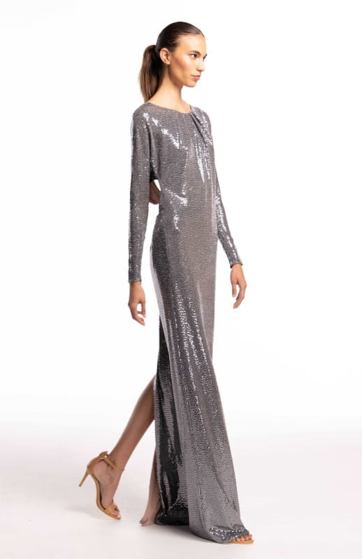 Promethea Glam | Irresistible Allure: Long Sequin Gown - michail - Dresses