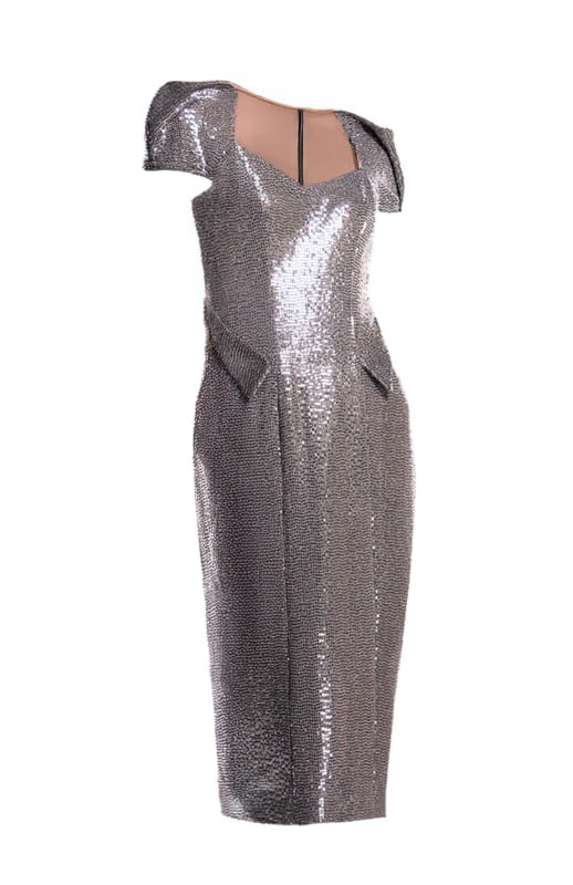 sequin cocktail dress