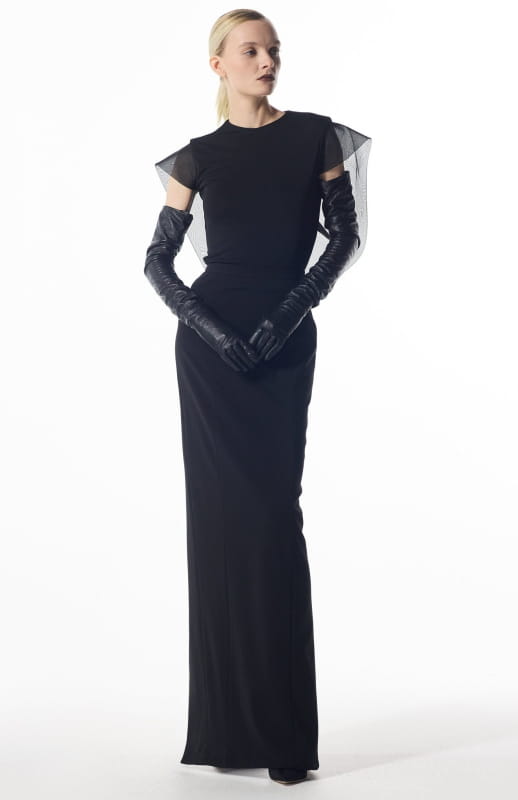 black designer t shirt