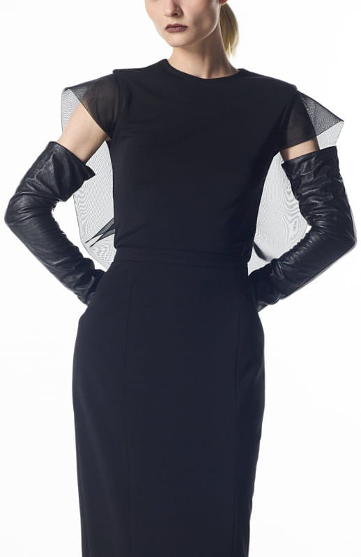 Zeelia | Couture Draped Tee - michail - Tops