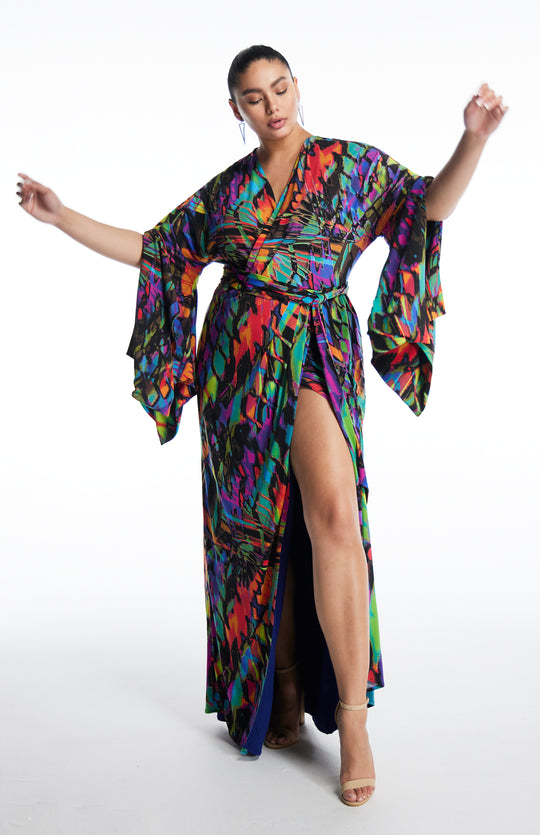 Lysee Papillon | Runway Ready: Bold Colored Long Dress